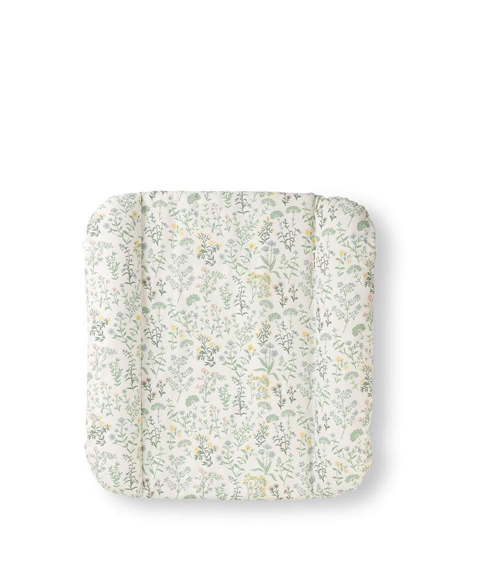 Swan Changing Cushion, Summer Flowers