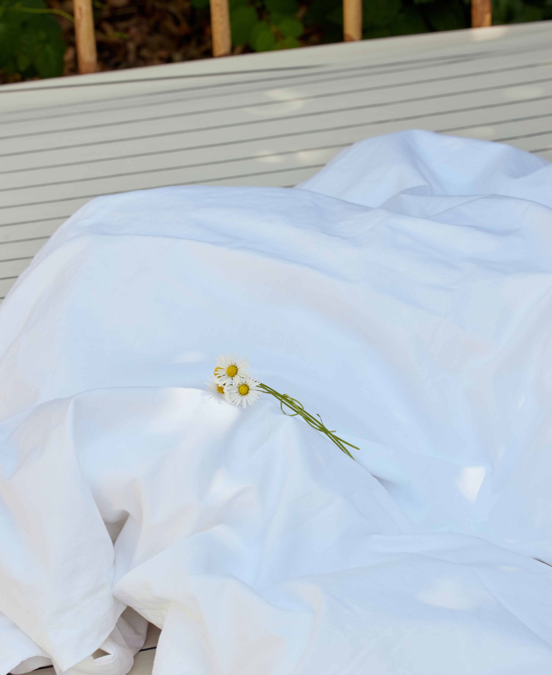 Bee Baby Bedding, Simply White