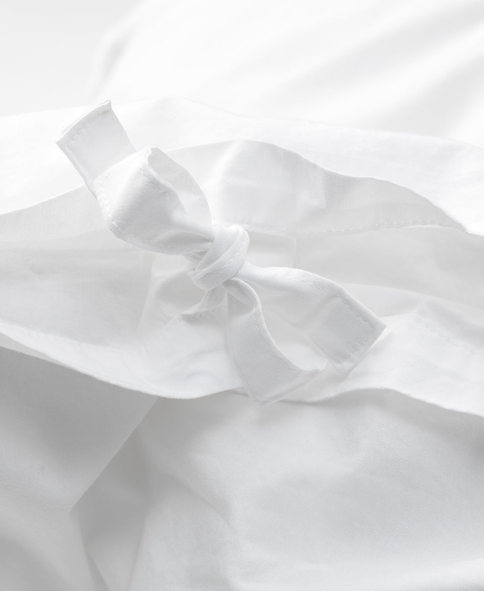 Bee Baby Bedding, Simply White