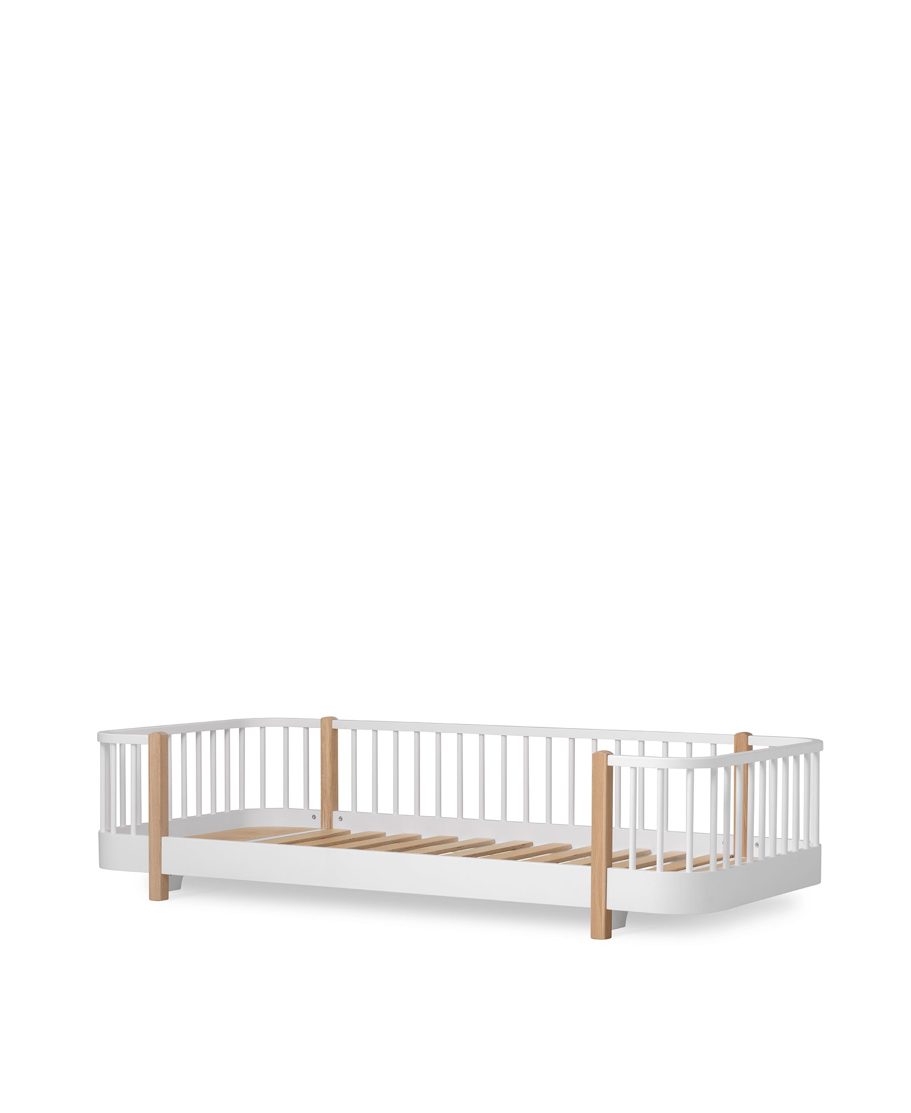Wood Original floor bed, white/oak