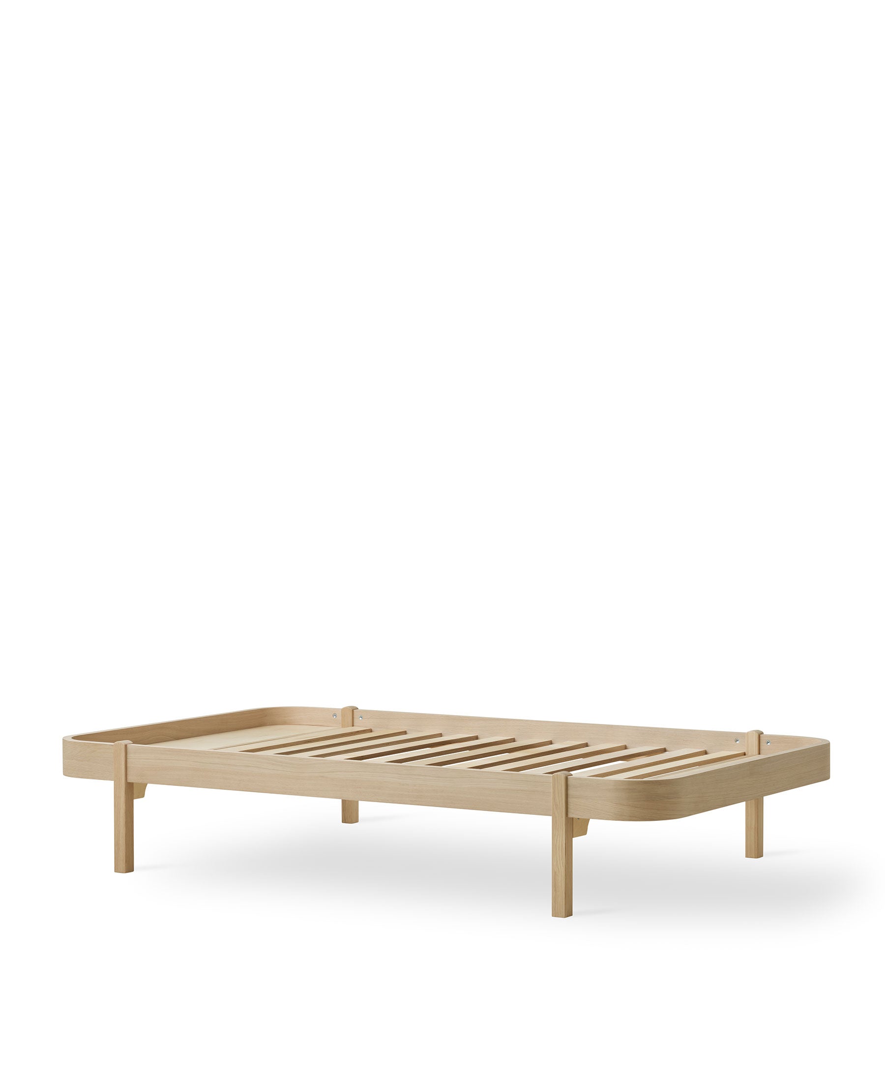 Wood Lounger bed 120, oak