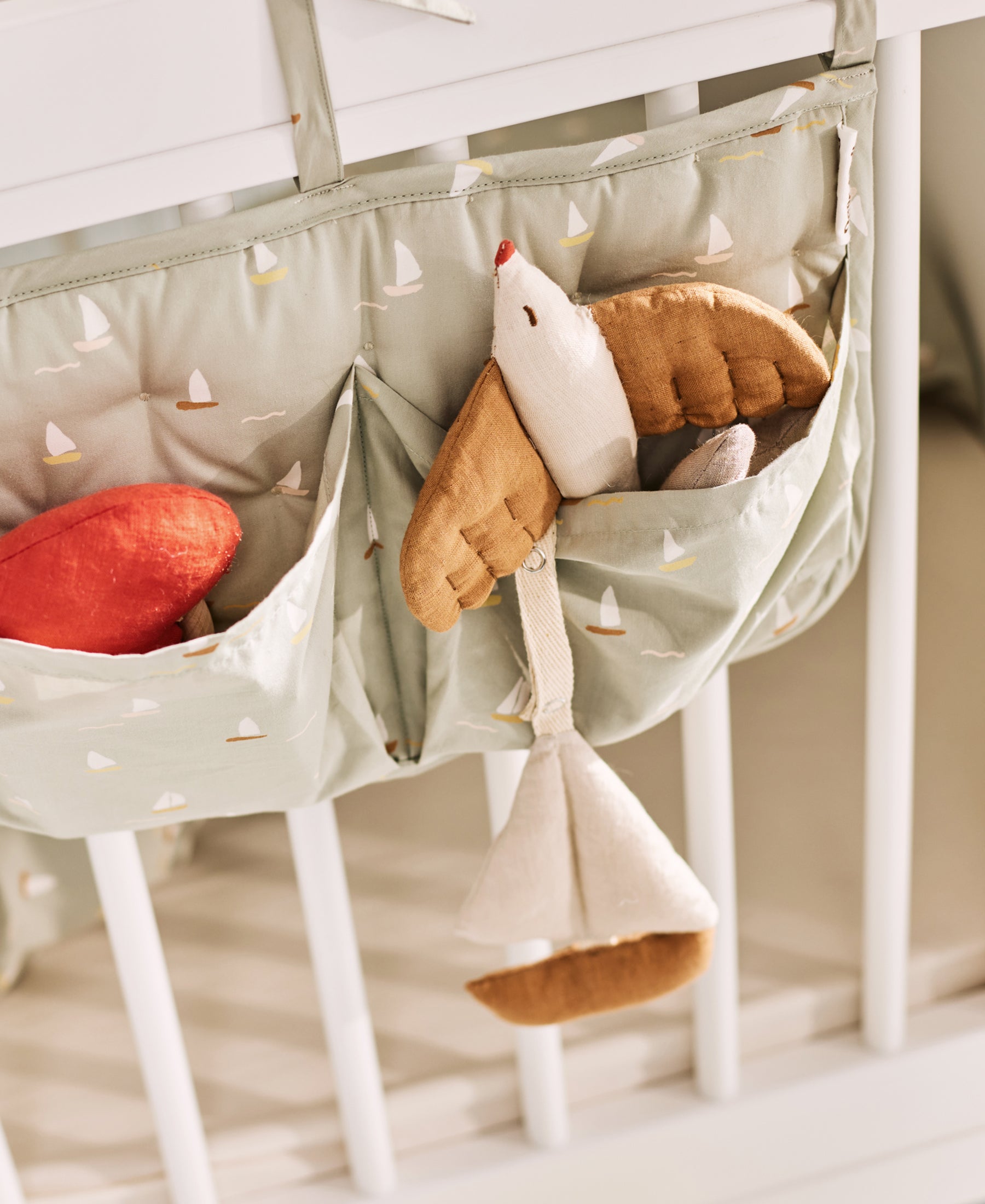 Polly Bed Pockets, Sailboats