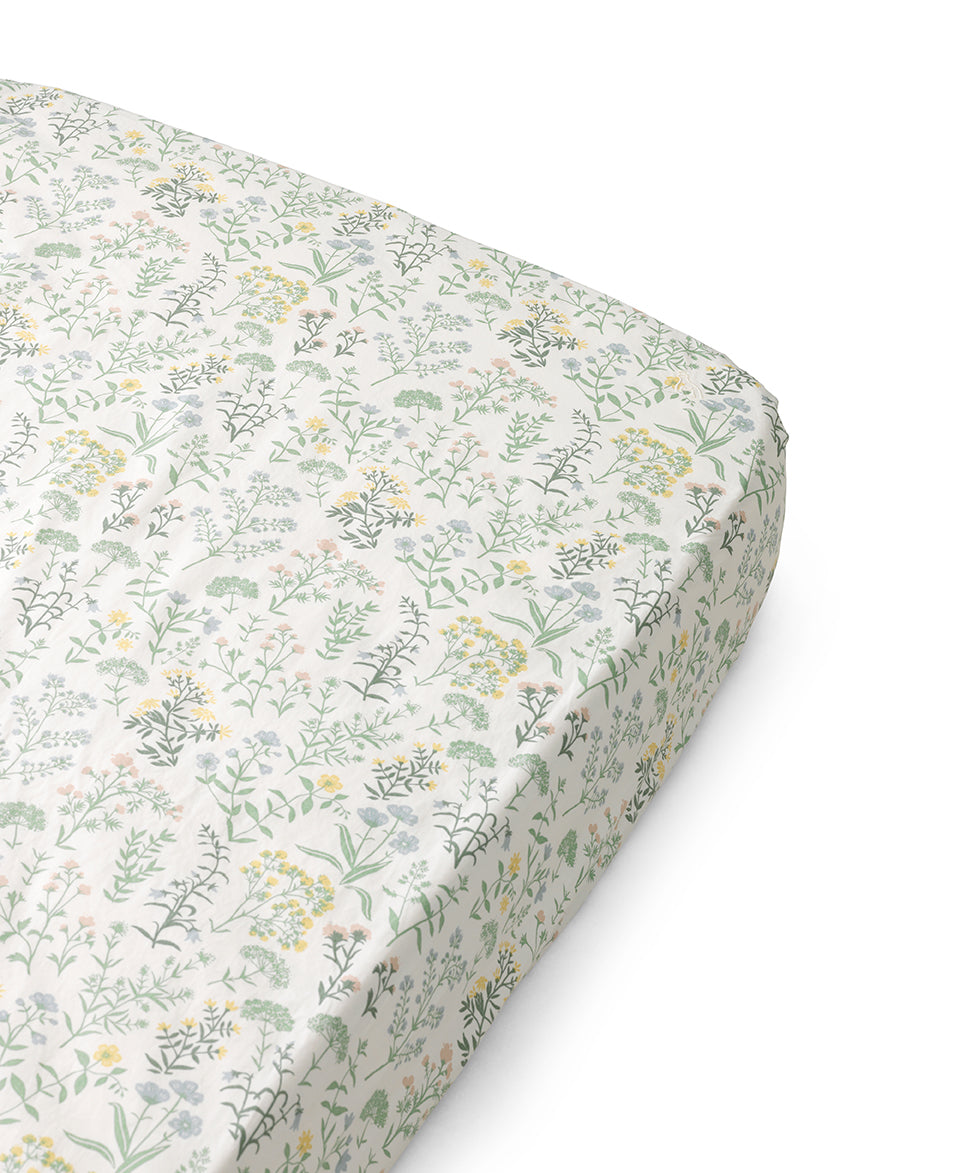 Fitted Junior sheet 90x160 cm, Summer Flowers