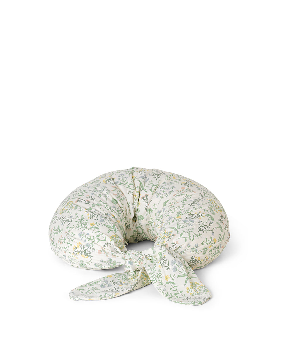 Nursing Pillow w. long tie, Summer Flowers