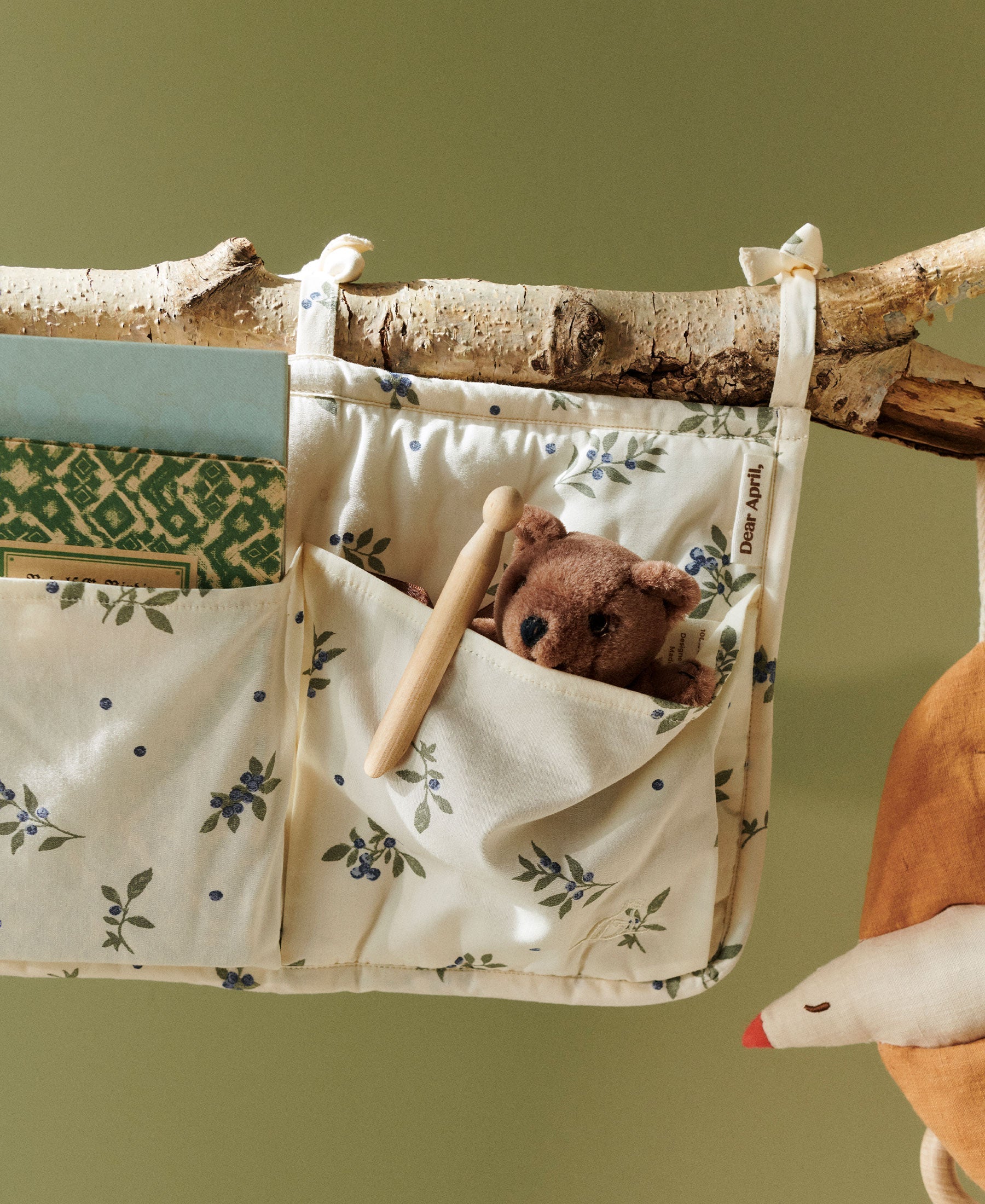 Polly Bed Pockets, Blueberries