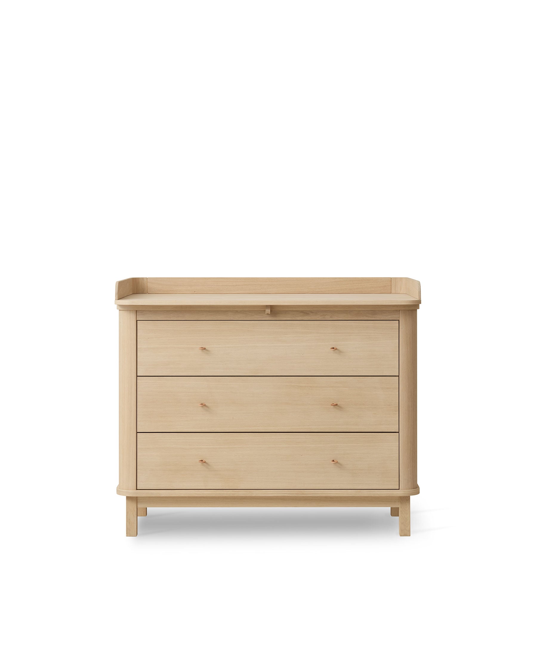 Wood nursery dresser 3 drawers, oak