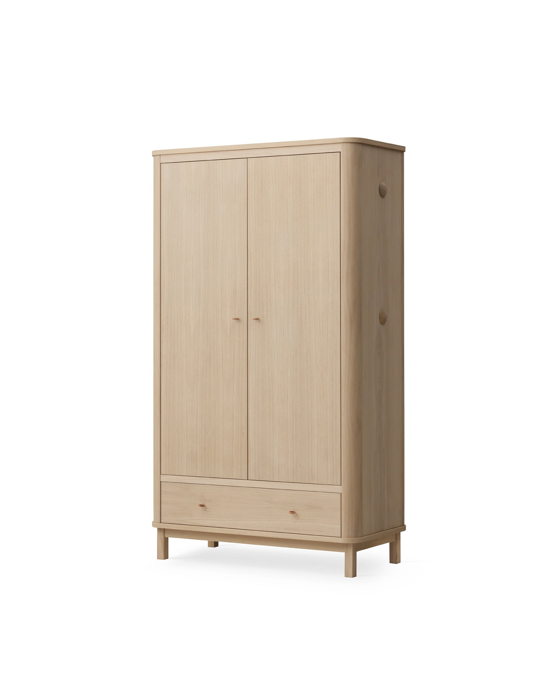 Wood wardrobe 2 doors, oak