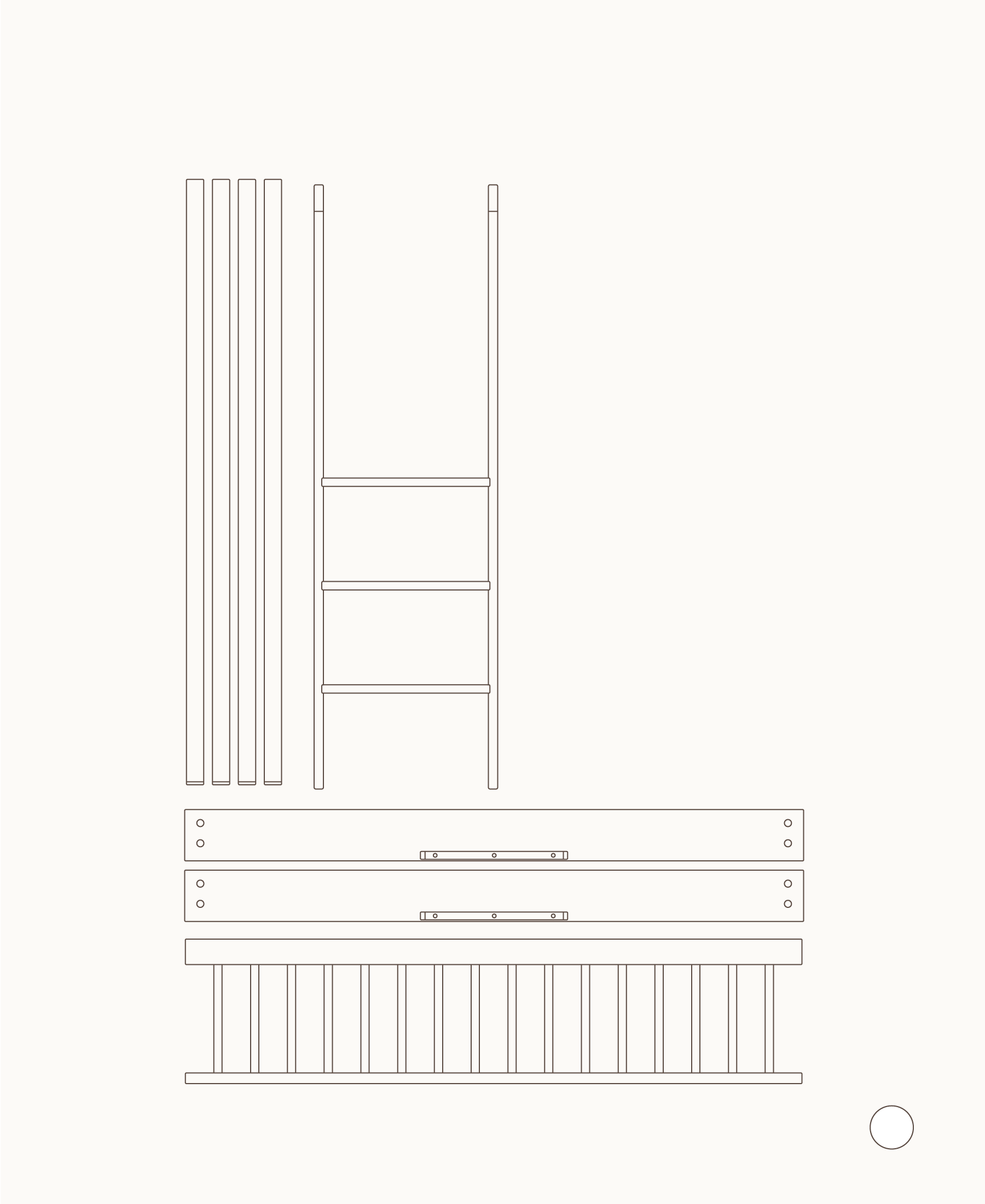 Mini+ cot bed & Mini+ junior bed to low bunk bed, white