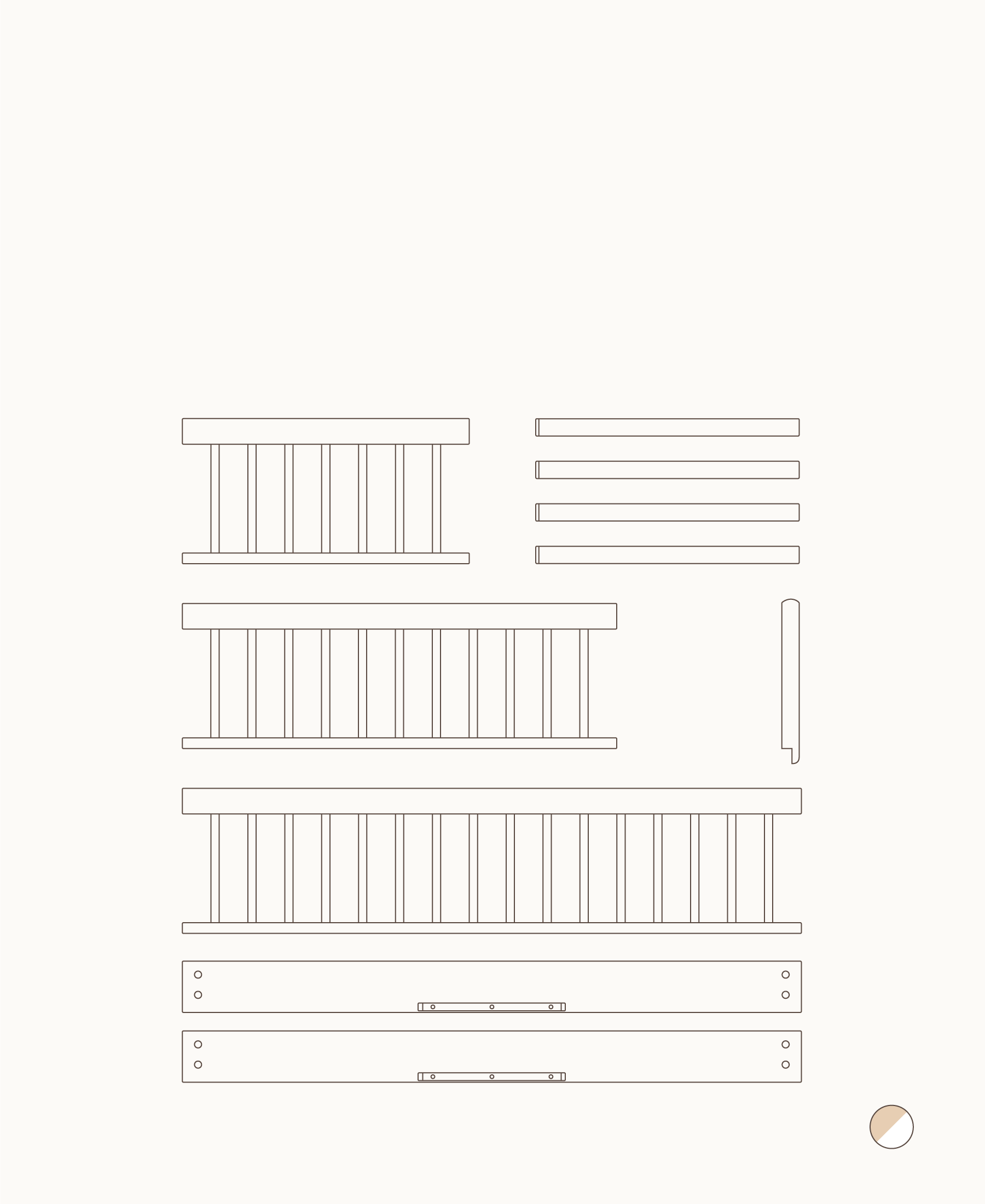 Mini+ junior kit (additional parts to Mini+ cot bed), white/oak