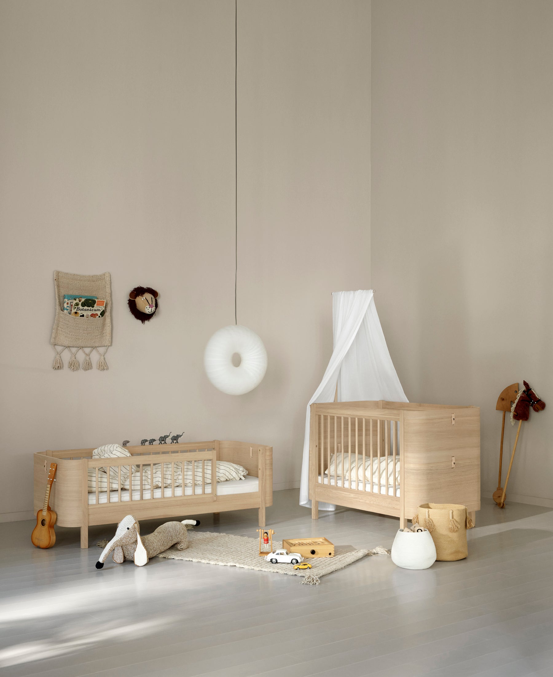 Mini+ sibling kit (additional parts to Mini+ cot bed incl. junior kit, oak)