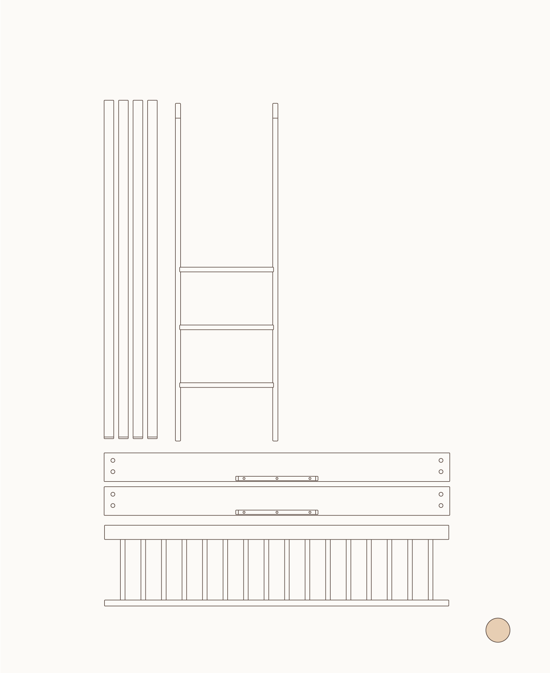 Mini+ cot bed & Mini+ junior bed to low bunk bed, oak