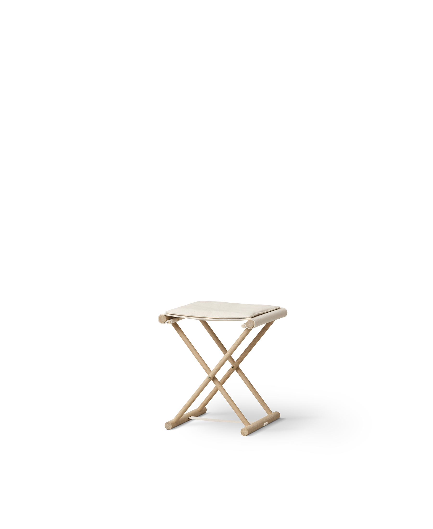 Camp junior stool, oak/undyed