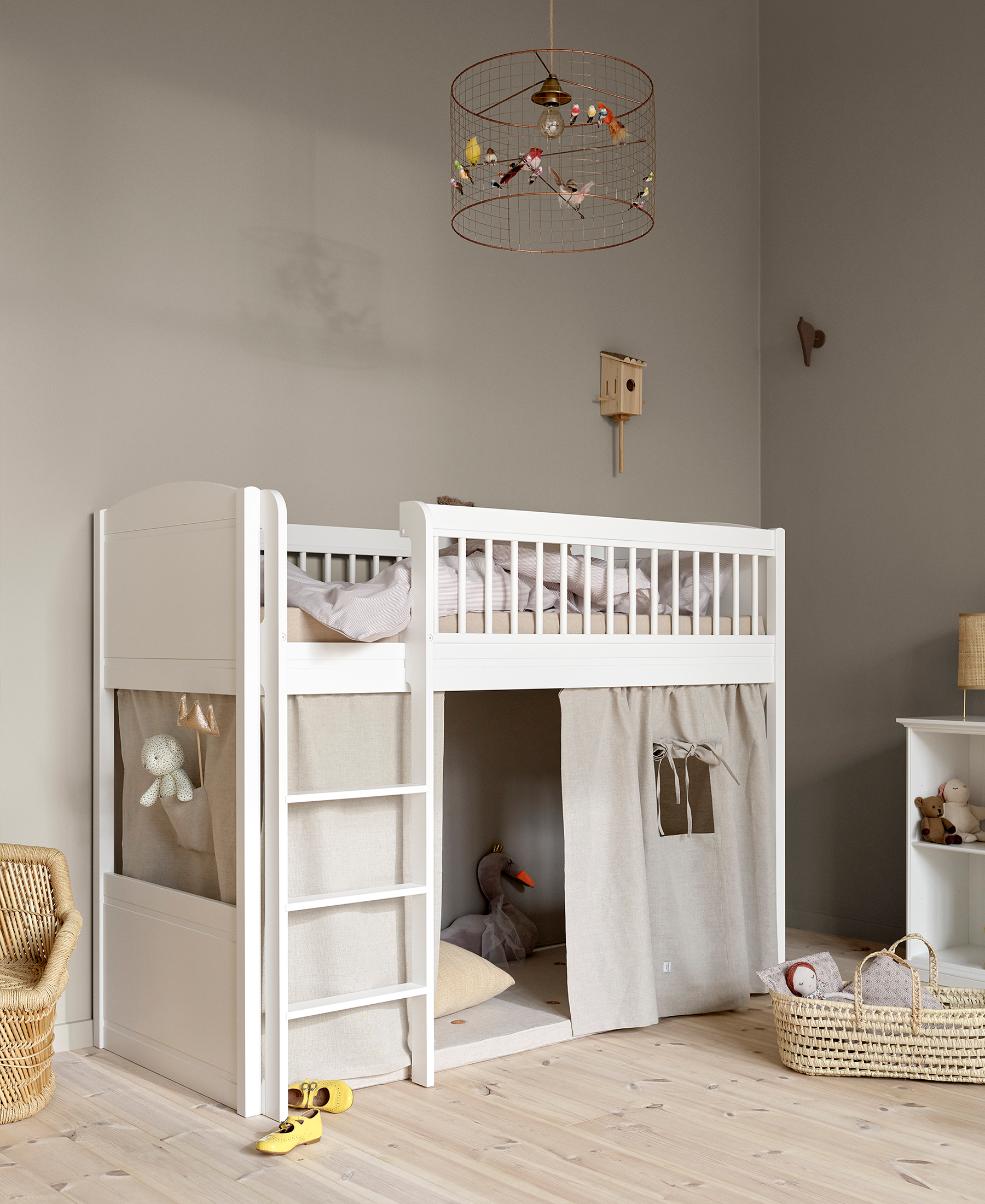 Play mattress, Seaside Lille+ low loft bed