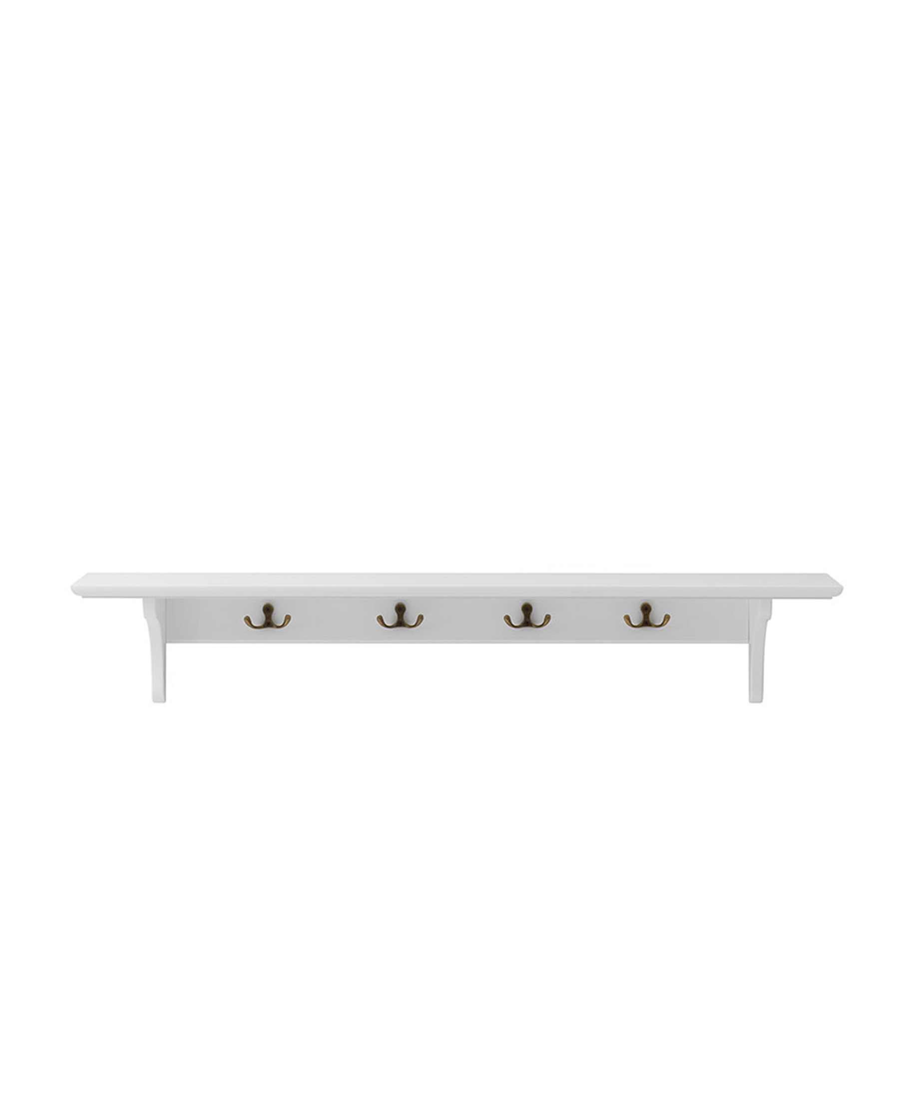 Seaside shelf with hooks, 90x20 cm