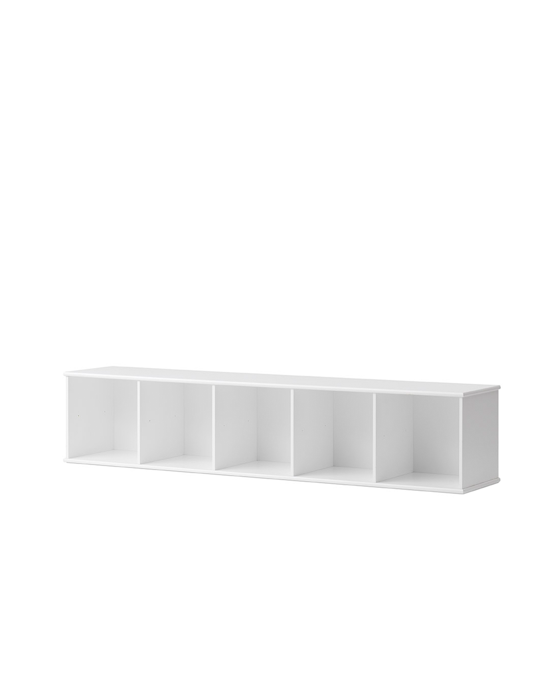 Wood shelving unit 5x1 w. support