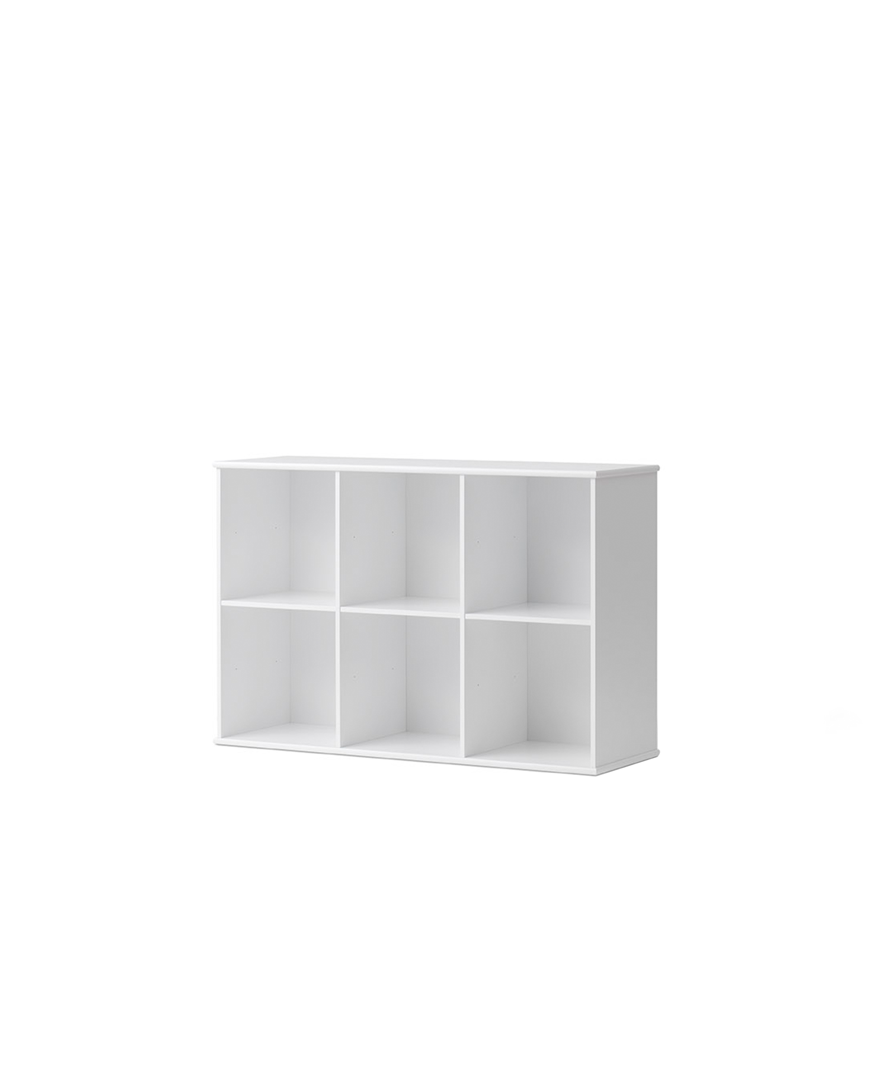 Wood shelving unit 3x2 w. support