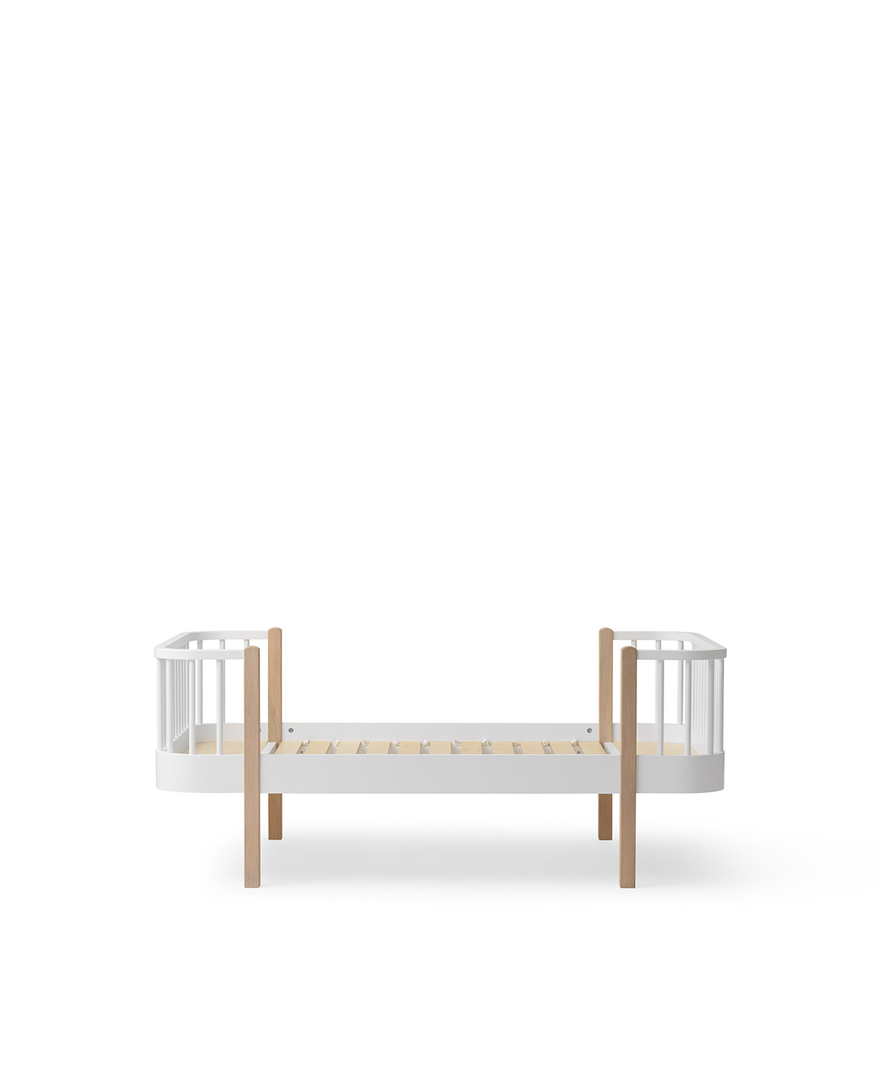 Wood Original junior bed, white/oak