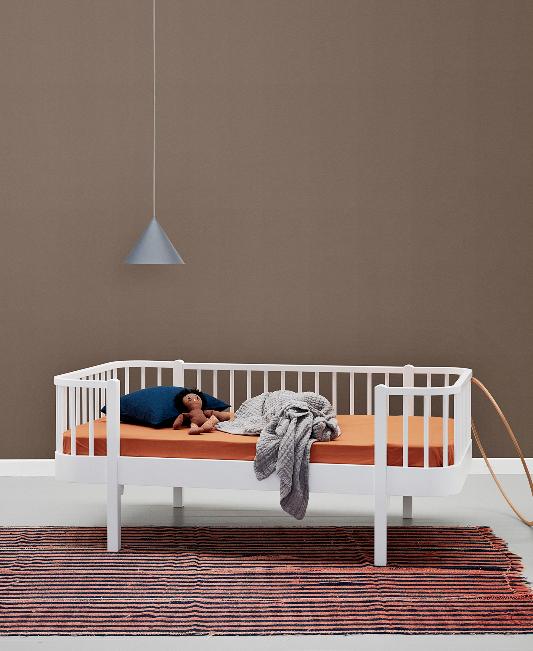 Wood Original junior day bed, white