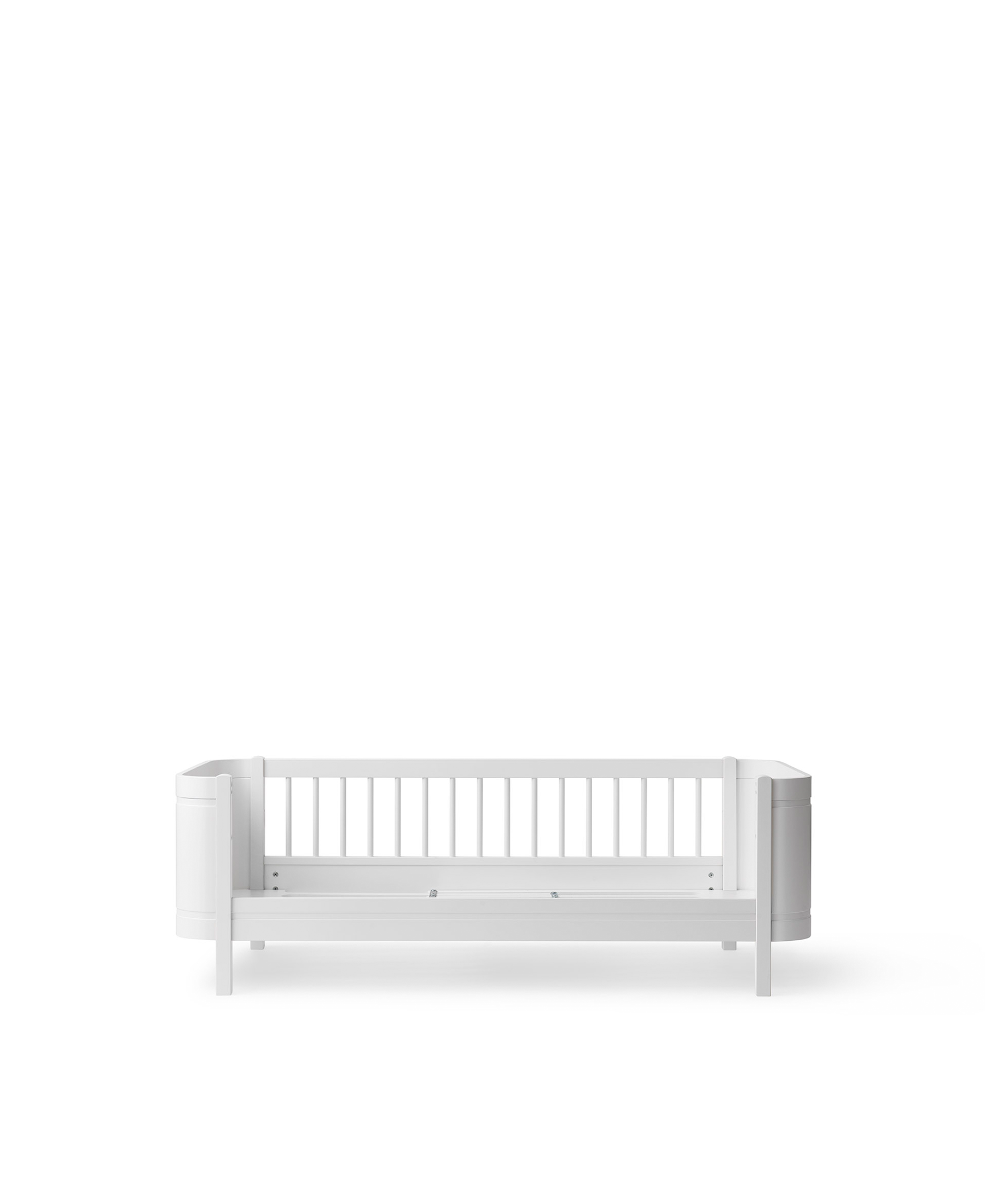 Wood Mini+ junior bed, white