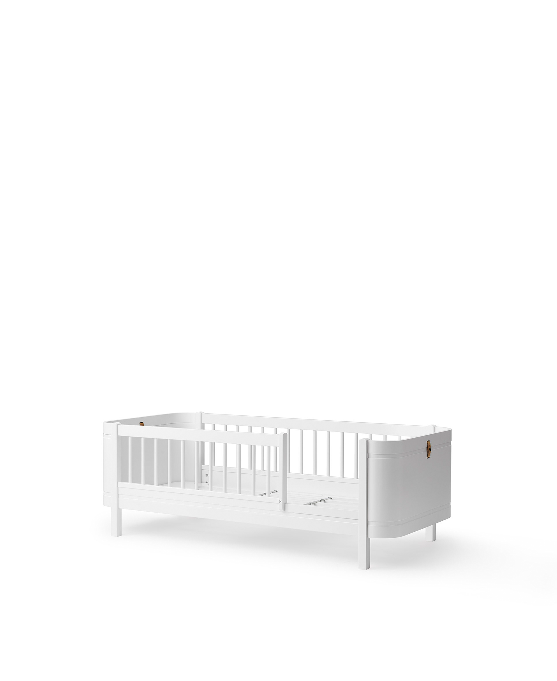 Wood Mini+ junior bed, white