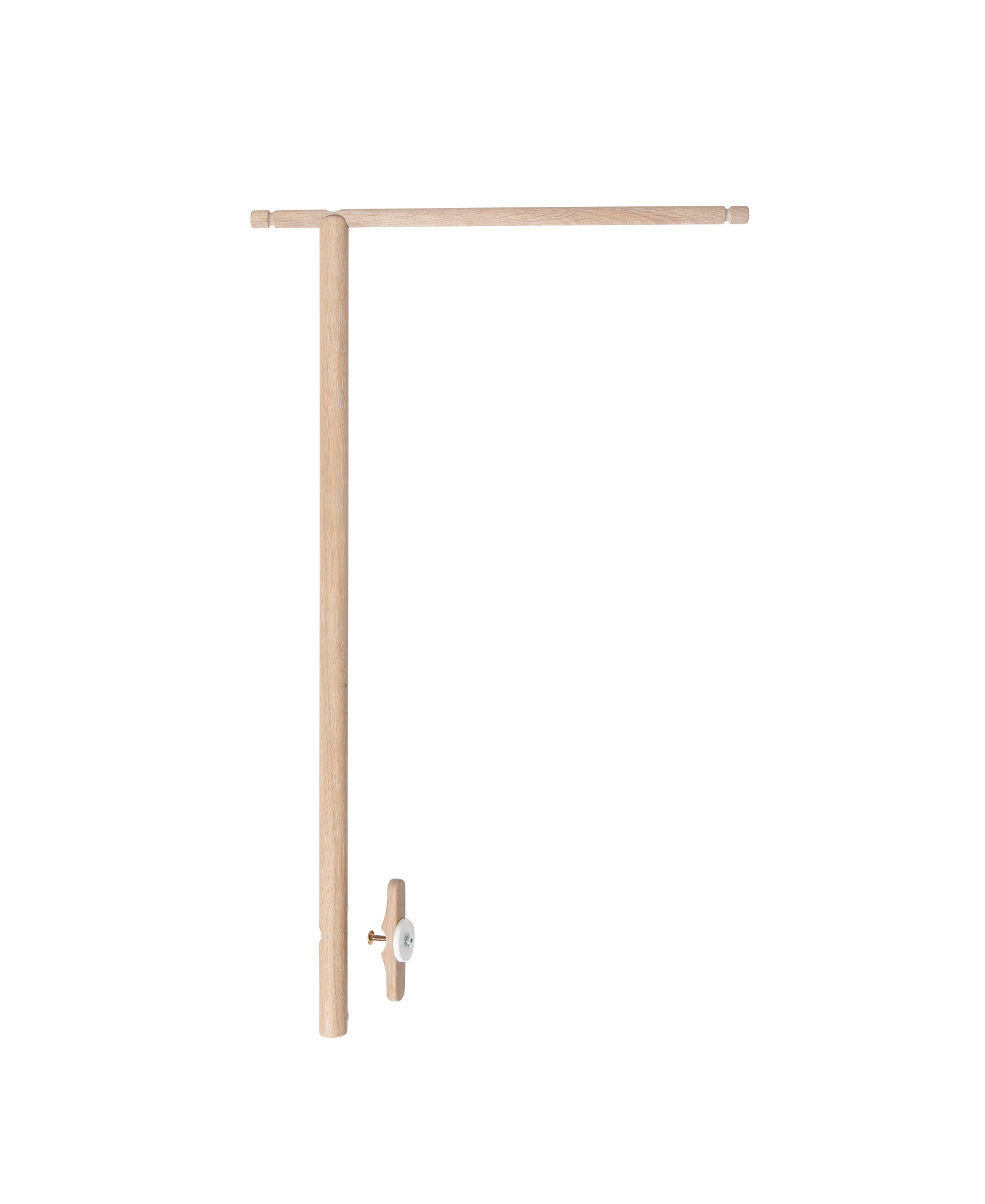 Holder for Wood co-sleeper bed canopy & mobile, oak