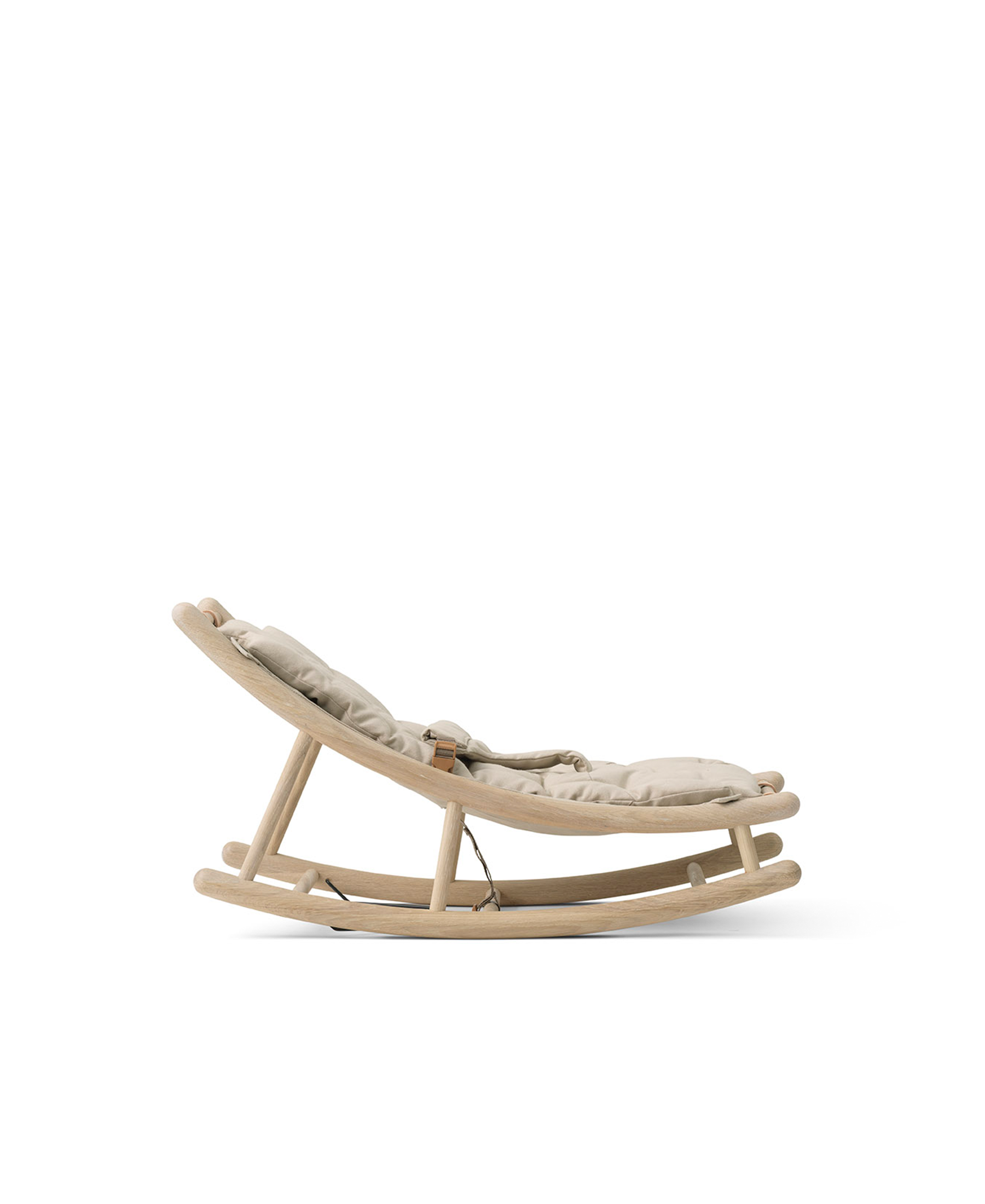 Wood baby & toddler rocker, oak/nature