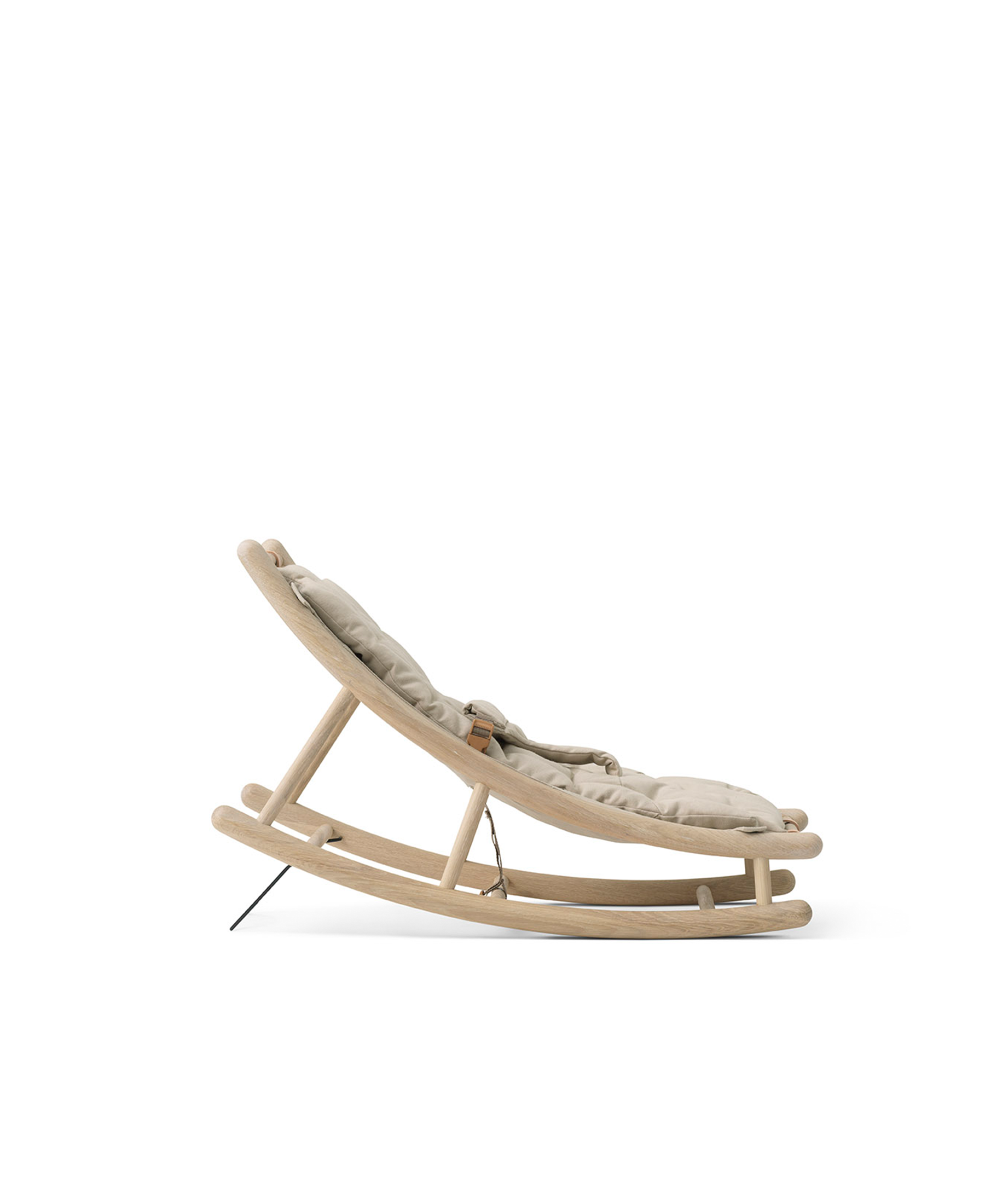 Wood baby & toddler rocker, oak/nature